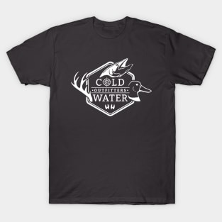 Cold Water Outfitters White Logo T-Shirt